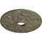 Ekena Millwork Norwich Ceiling Medallion (Canopies up to 4 1/2"), 18"OD x 3 1/2"ID x 1 3/8"P, Witch Hazel Crackle CM18NOWHC - alternate 4